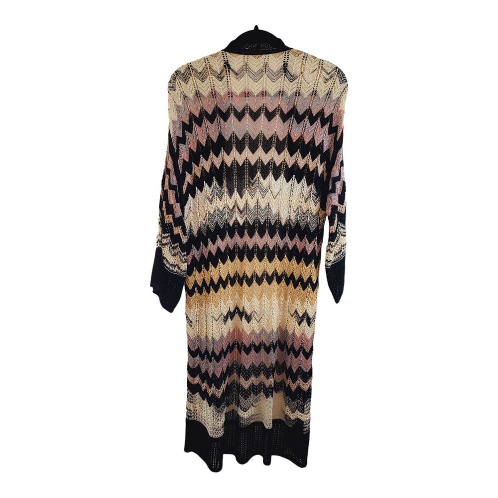 Missoni Black and Beige Zigzag Cardigan - Picture 12 of 14